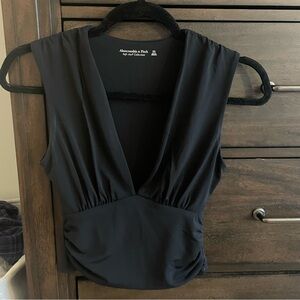 Abercrombie & Fitch V Neck Crop Tank